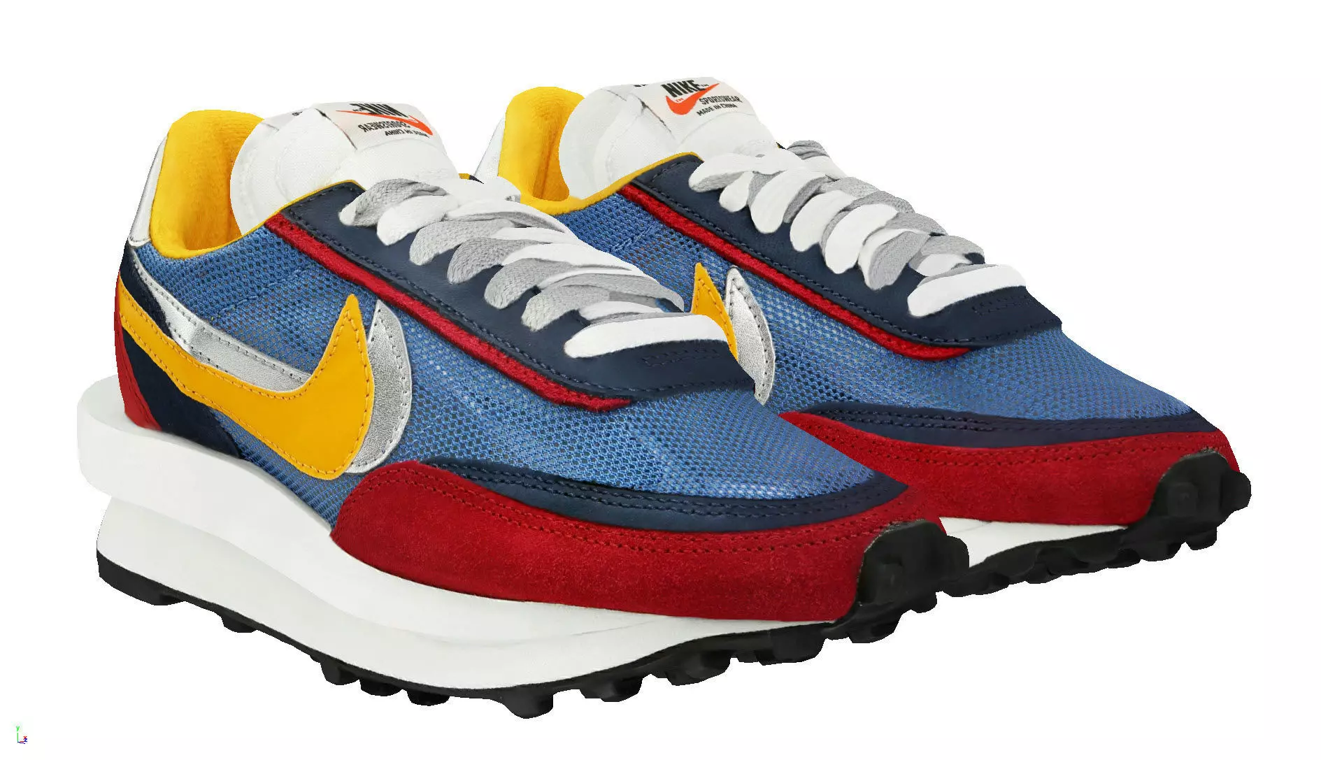 sacai x Nike LDV Waffle 3D model_0