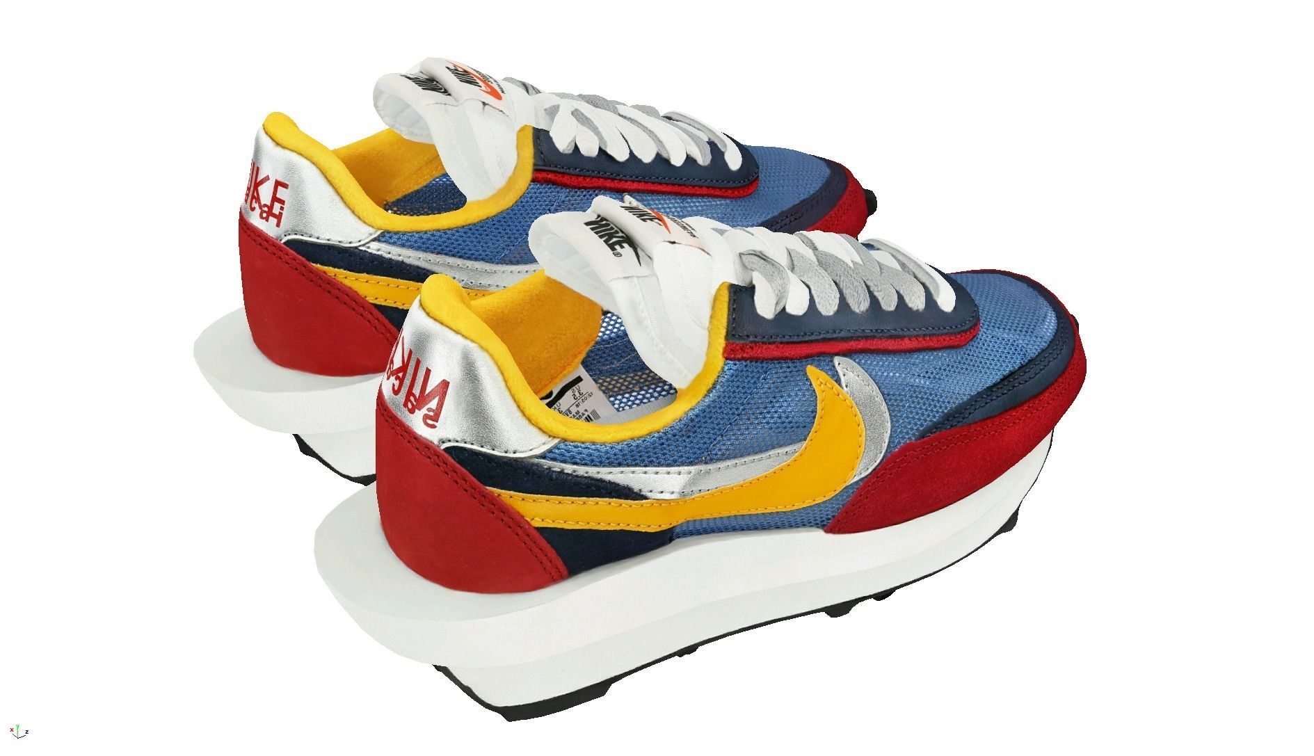 sacai x Nike LDV Waffle 3D model_9