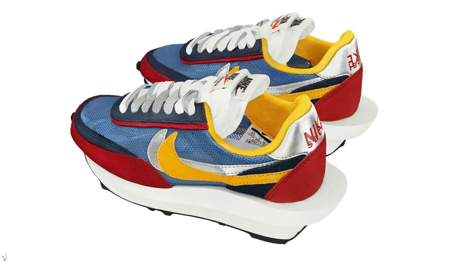 sacai x Nike LDV Waffle 3D model_13