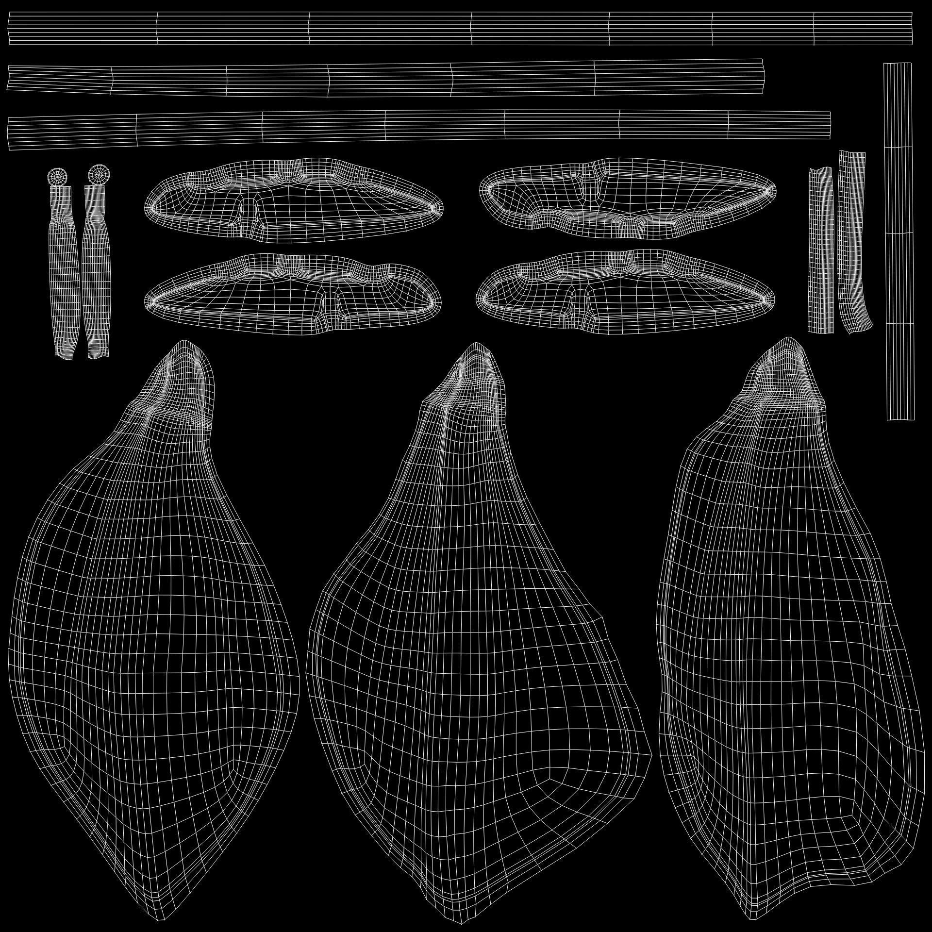 Hanging towel 3D model_10