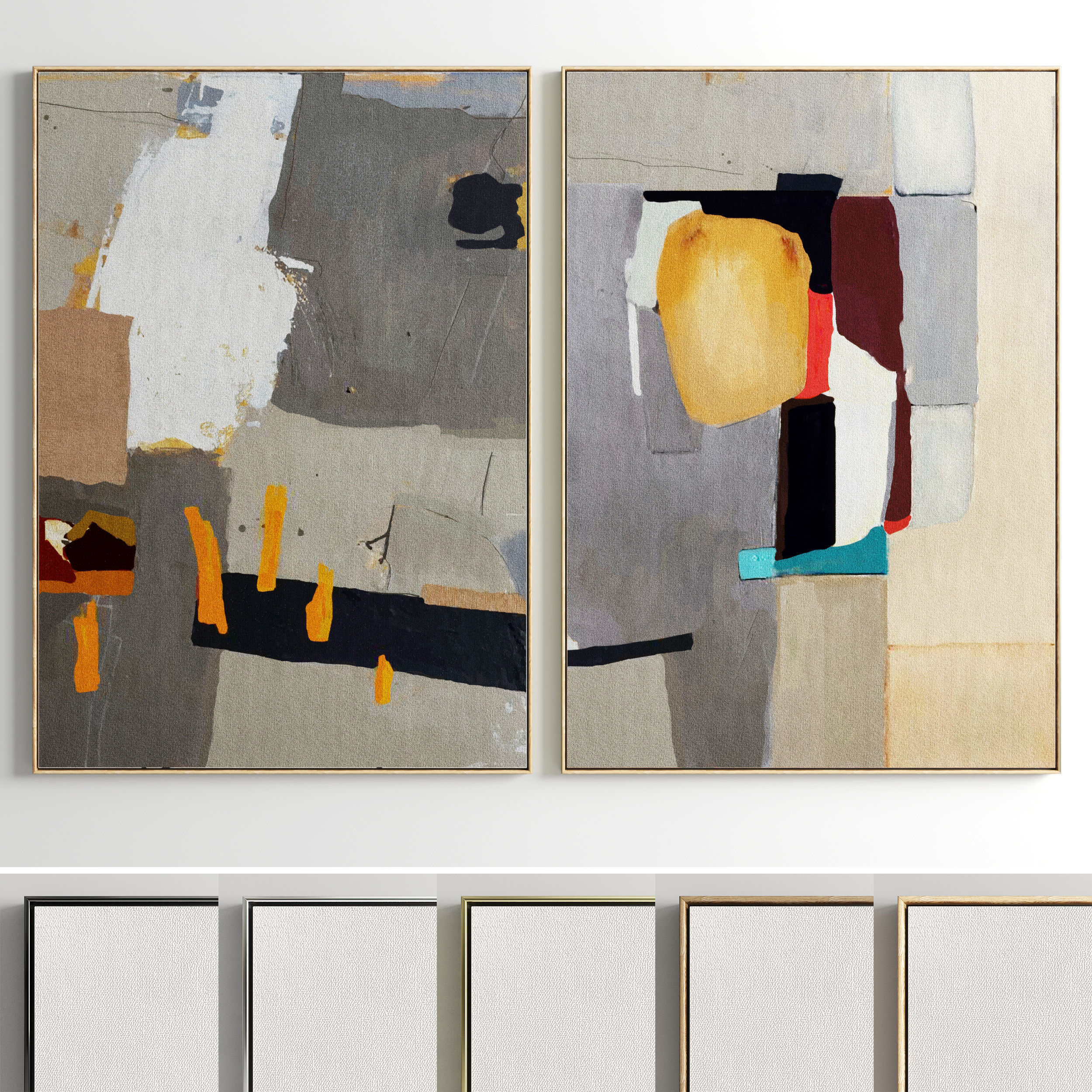 Photo Frame 66 Low-poly 3D model_4