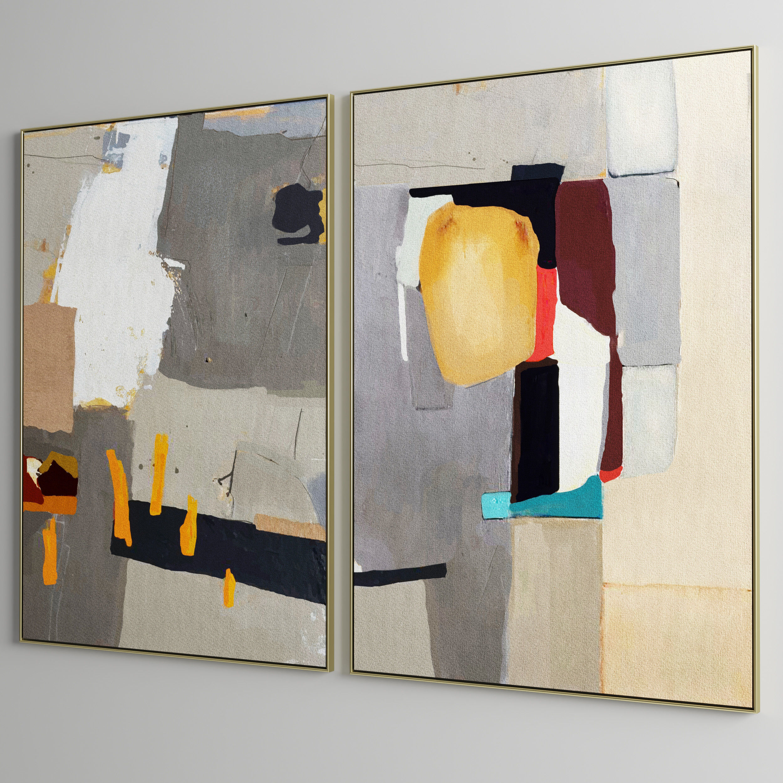 Photo Frame 66 Low-poly 3D model_2