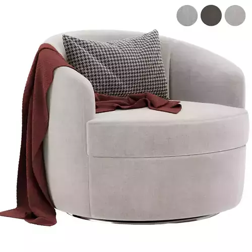 Luna Swivel Chair by coco republic