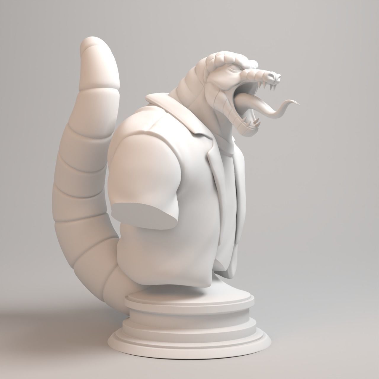 Spiderman 90s Collection - Lizard 3D print model_4