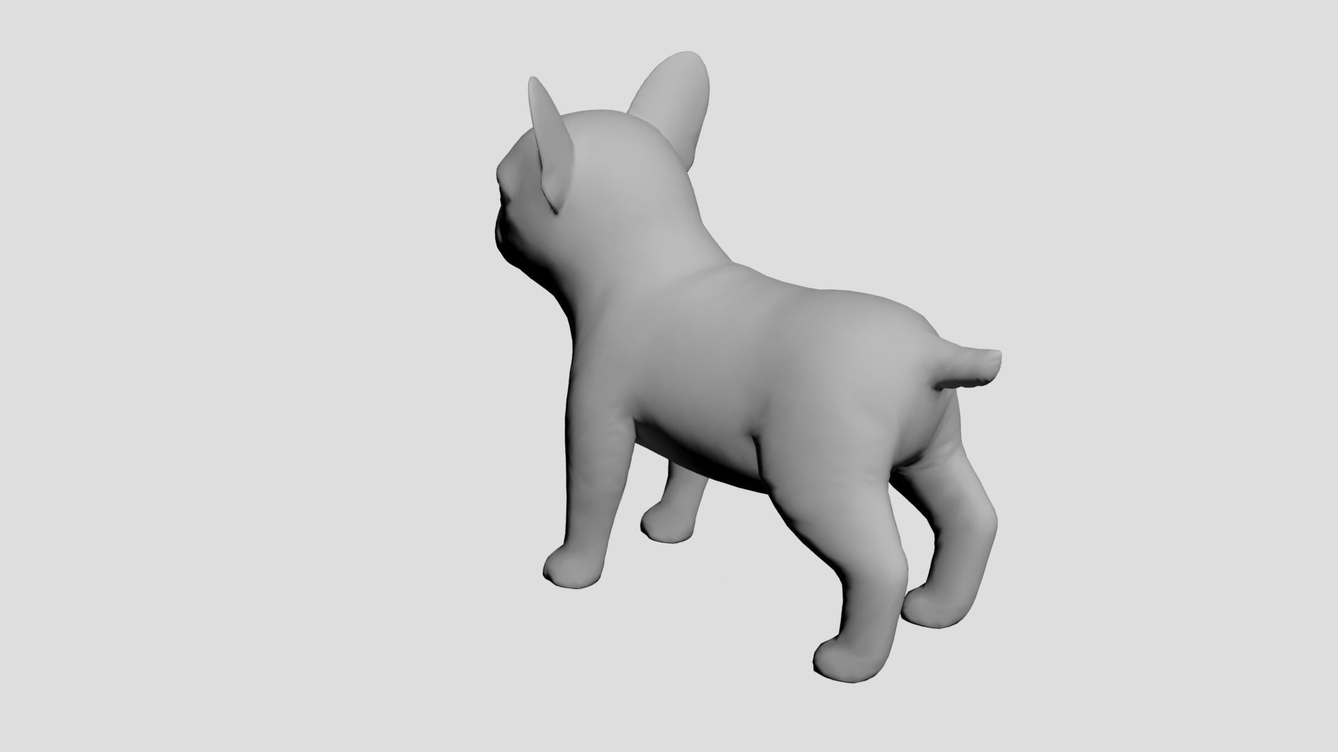puppy-dog cocept Low-poly 3D model_3