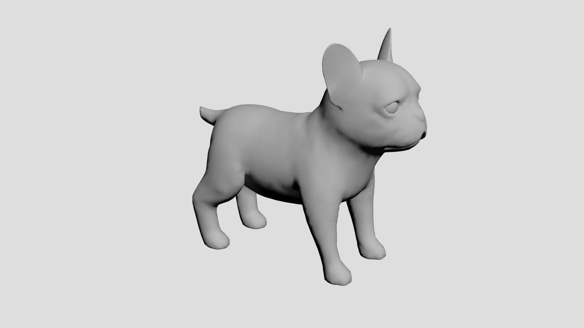 puppy-dog cocept Low-poly 3D model_1