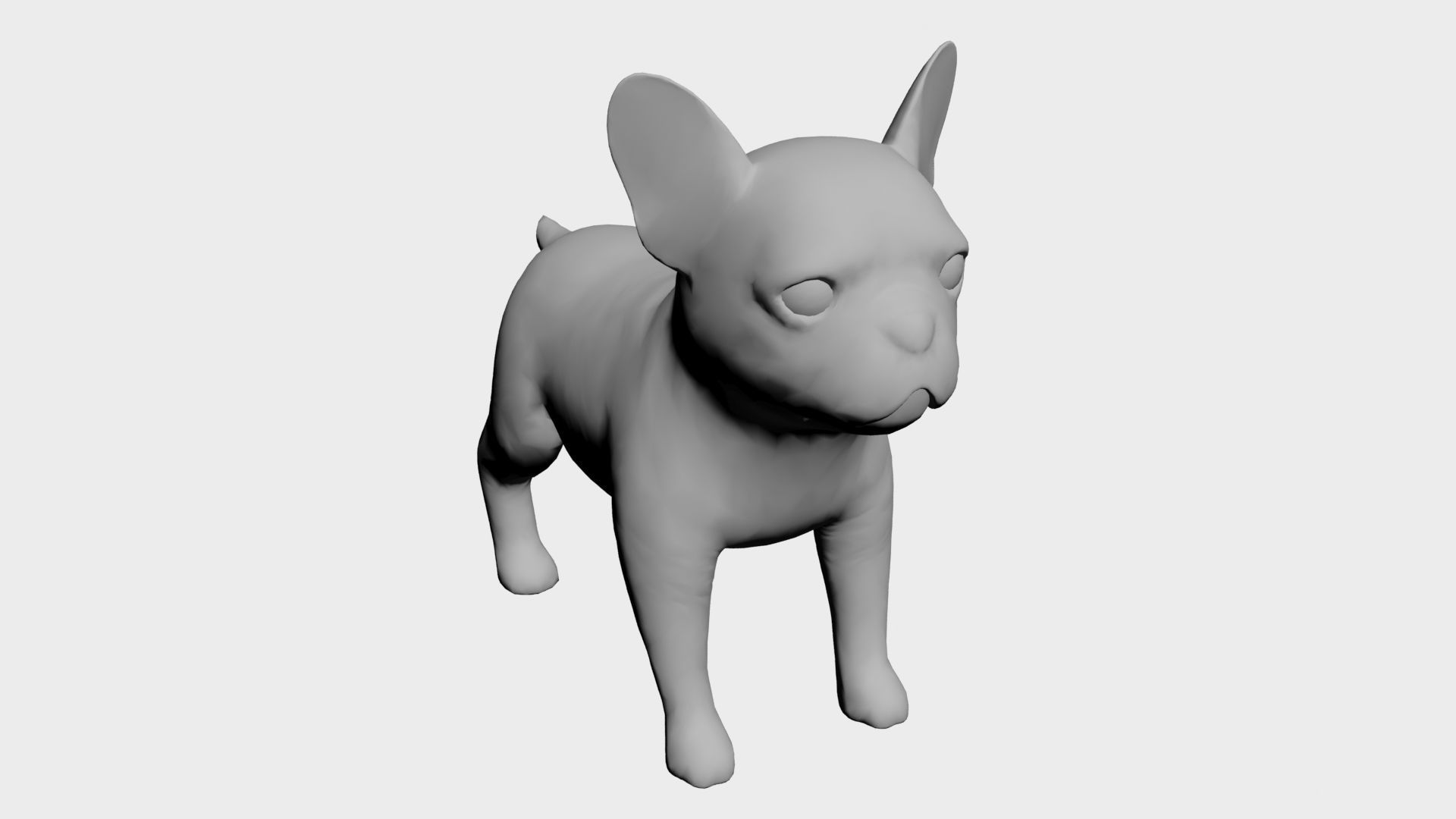 puppy-dog cocept Low-poly 3D model_4
