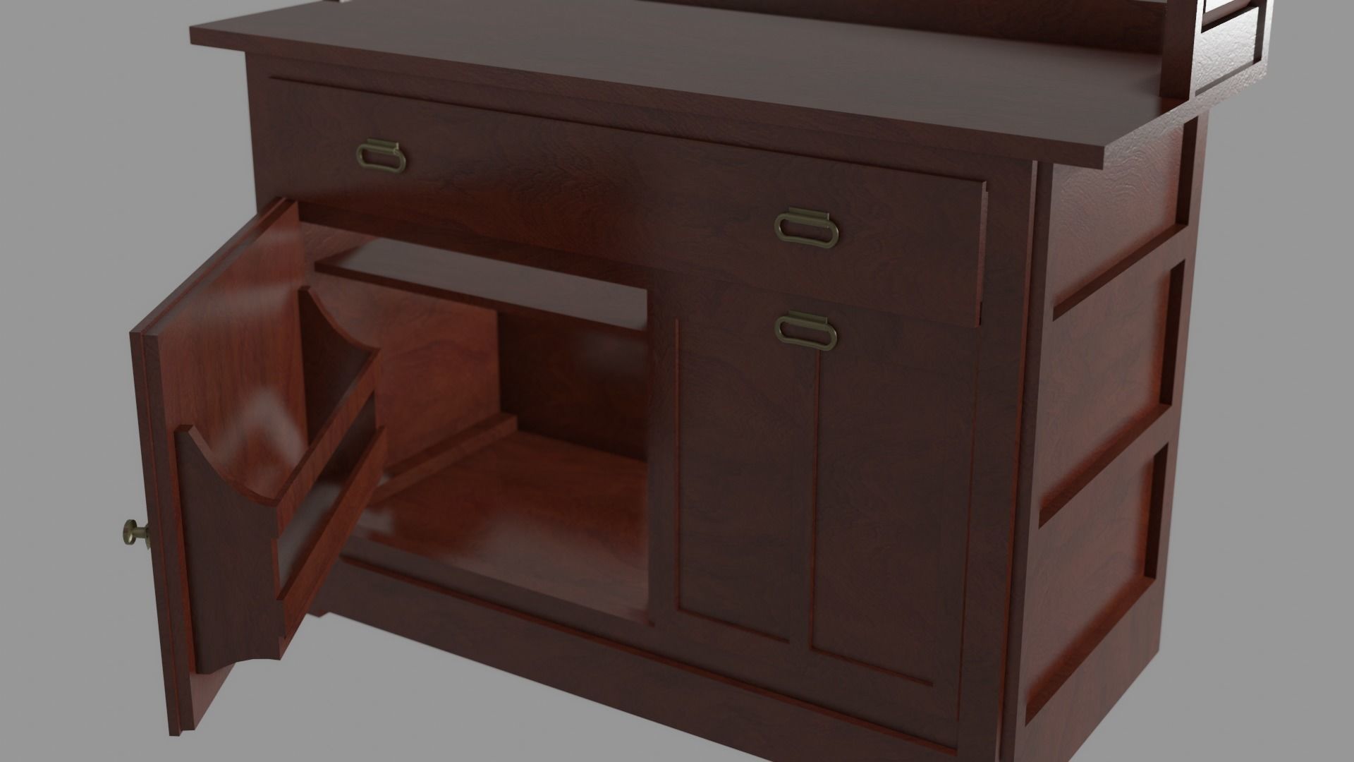 Kitchen Cabinet 3D model_6