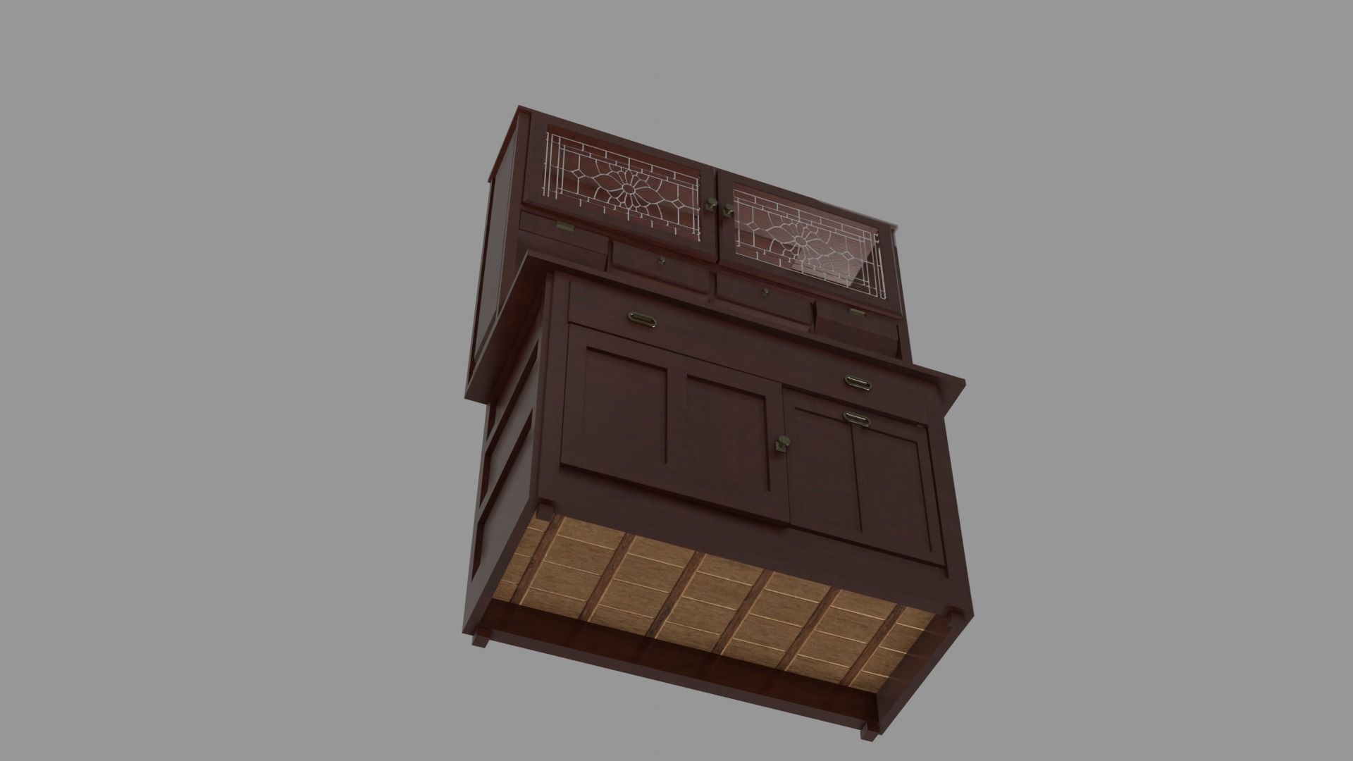 Kitchen Cabinet 3D model_4