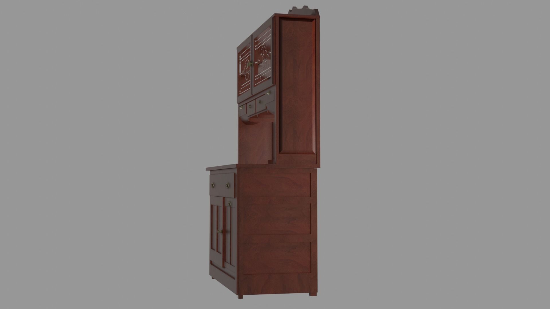 Kitchen Cabinet 3D model_5