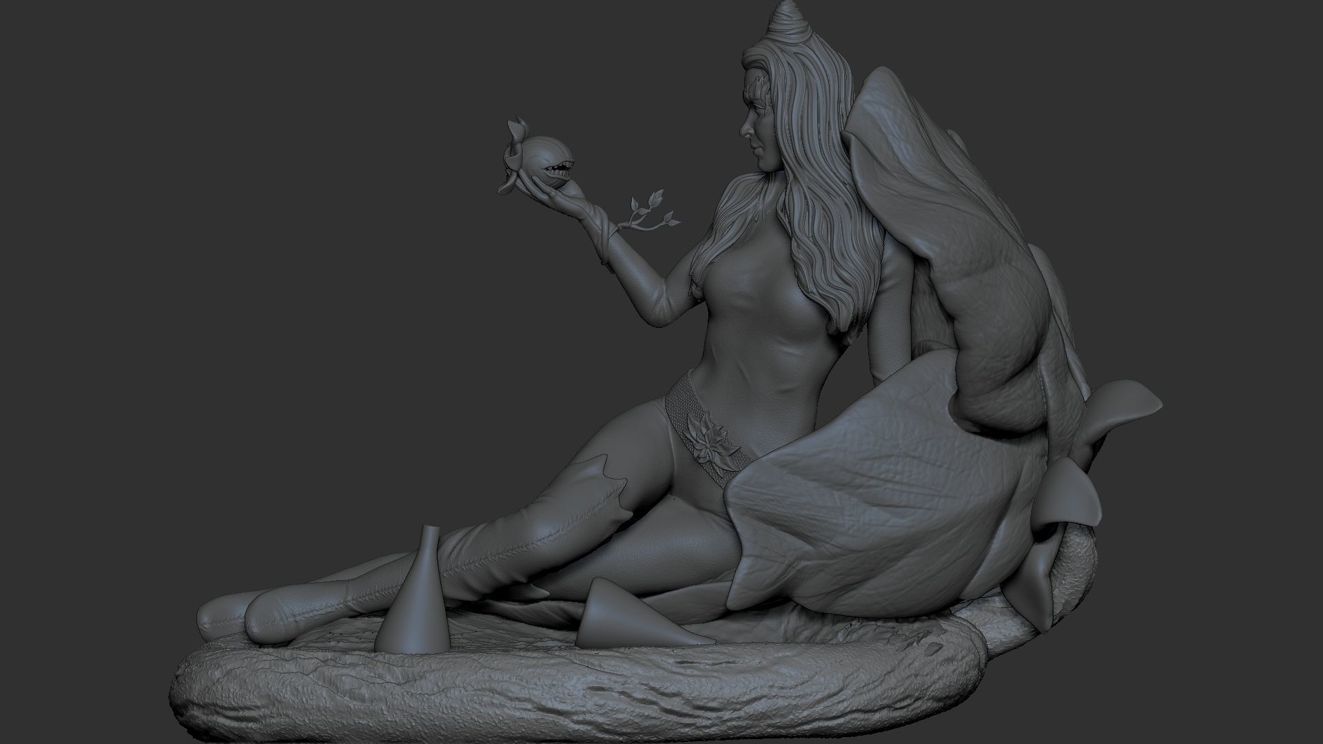 Poison Ivy  3D print model_6