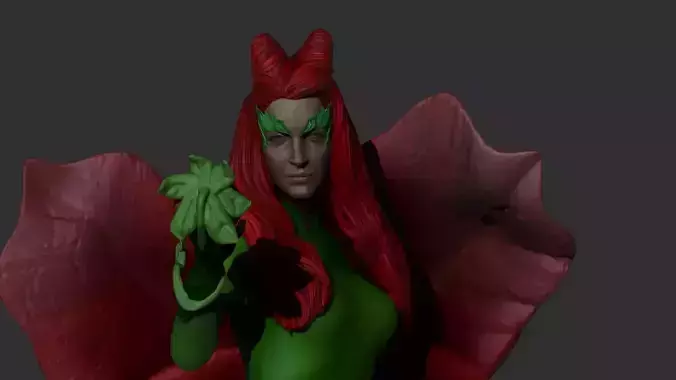 Poison Ivy  3D print model