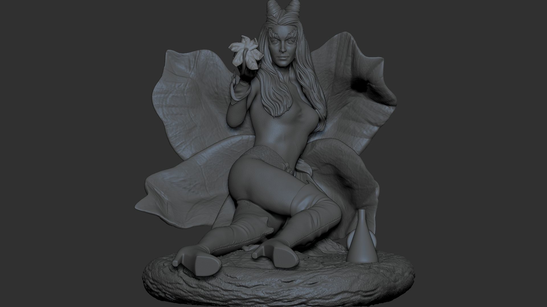 Poison Ivy  3D print model_7