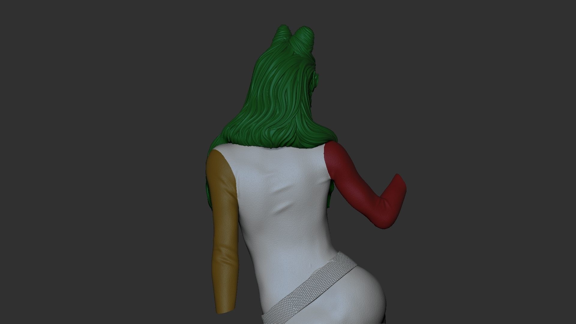 Poison Ivy  3D print model_10