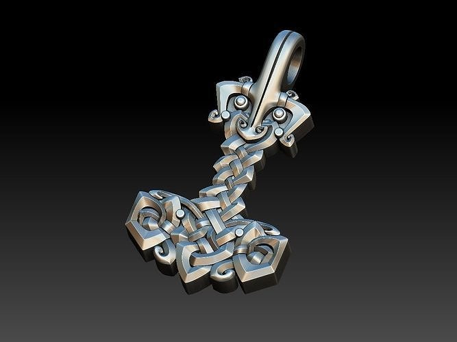 Hammer THOR   Pendant   3D print model