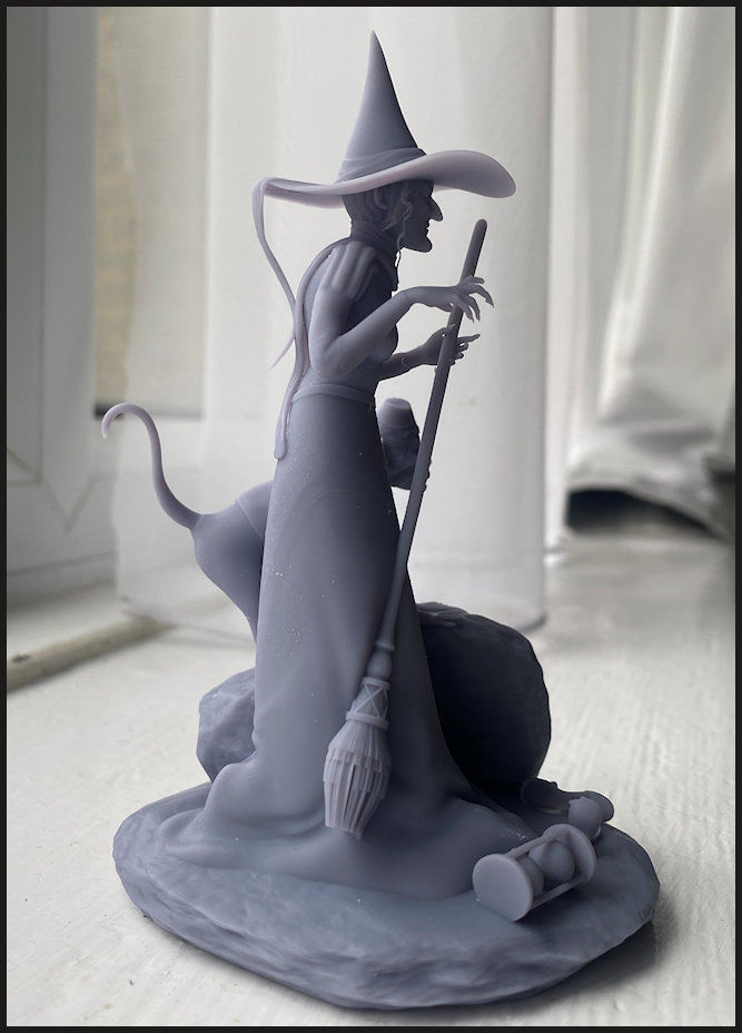 Wicked Witch and Winged Monkey Set 3D print model_19