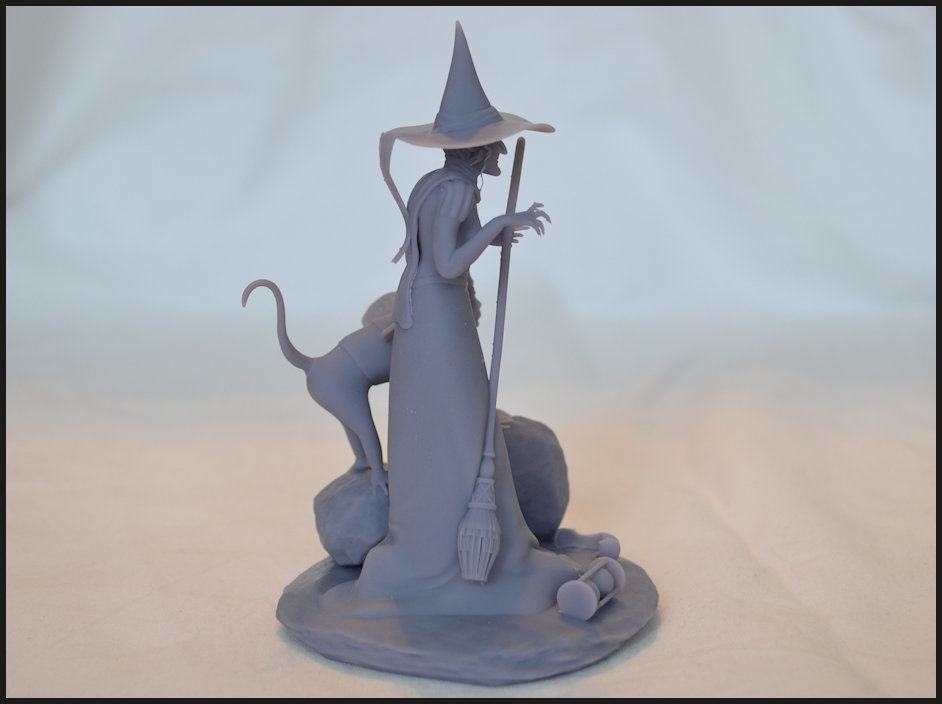 Wicked Witch and Winged Monkey Set 3D print model_17