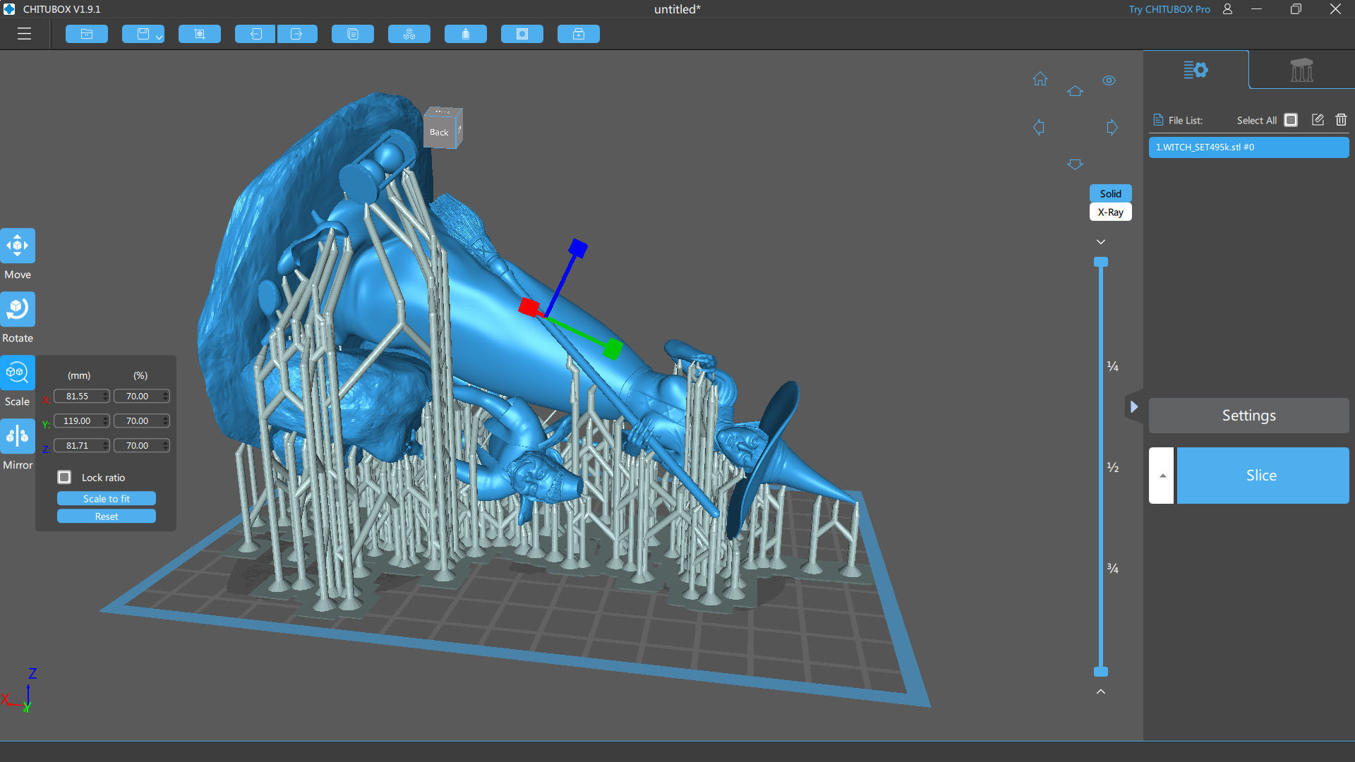 Wicked Witch and Winged Monkey Set 3D print model_22