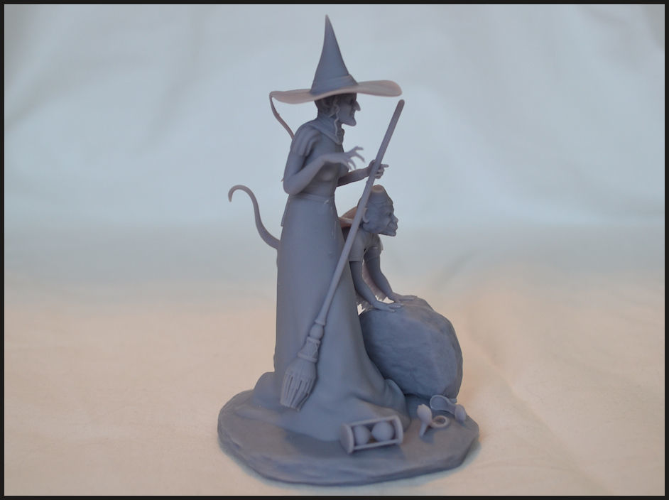 Wicked Witch and Winged Monkey Set 3D print model_3