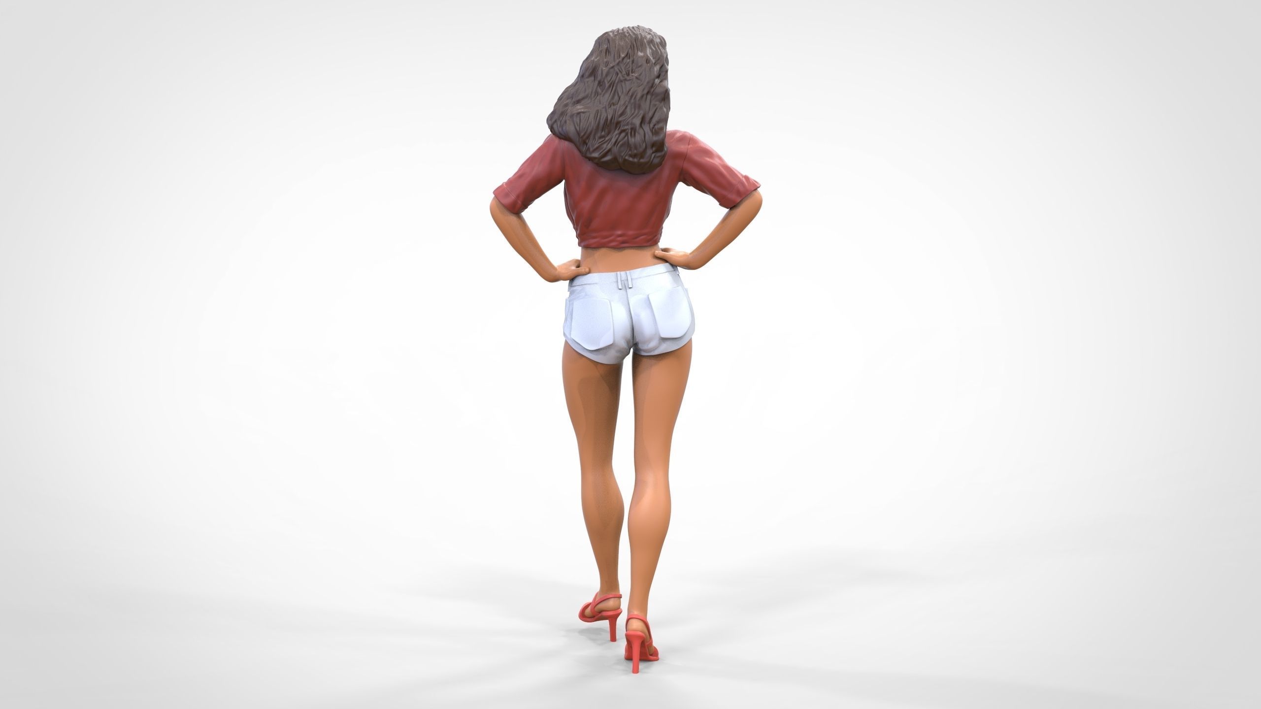 N3 Daisy Duke The dukes of Hazzard 3D print model_27