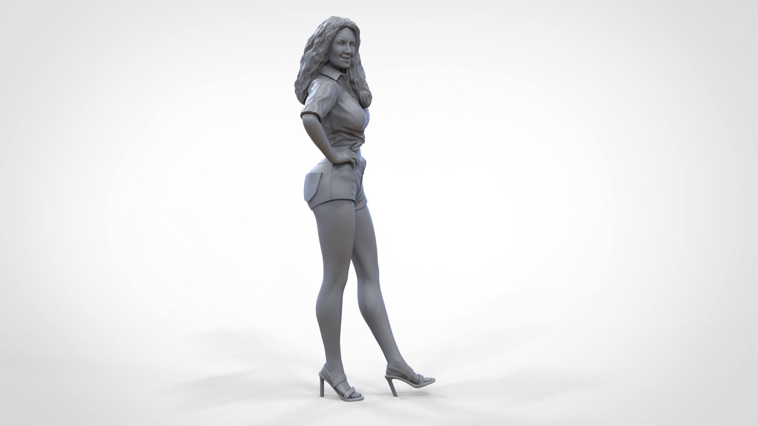 N3 Daisy Duke The dukes of Hazzard 3D print model_51