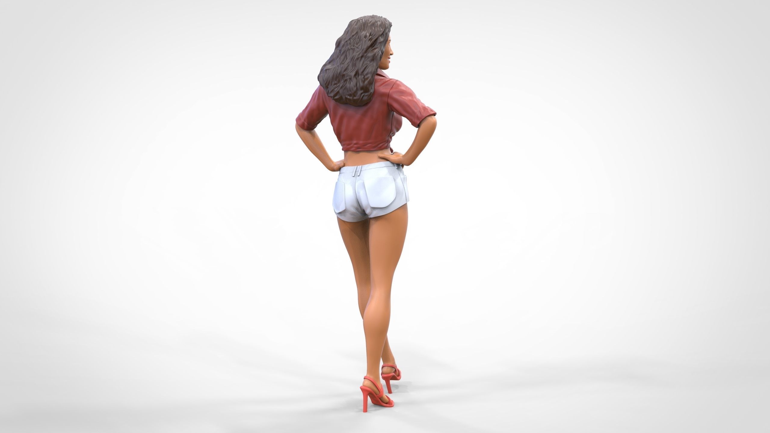 N3 Daisy Duke The dukes of Hazzard 3D print model_30