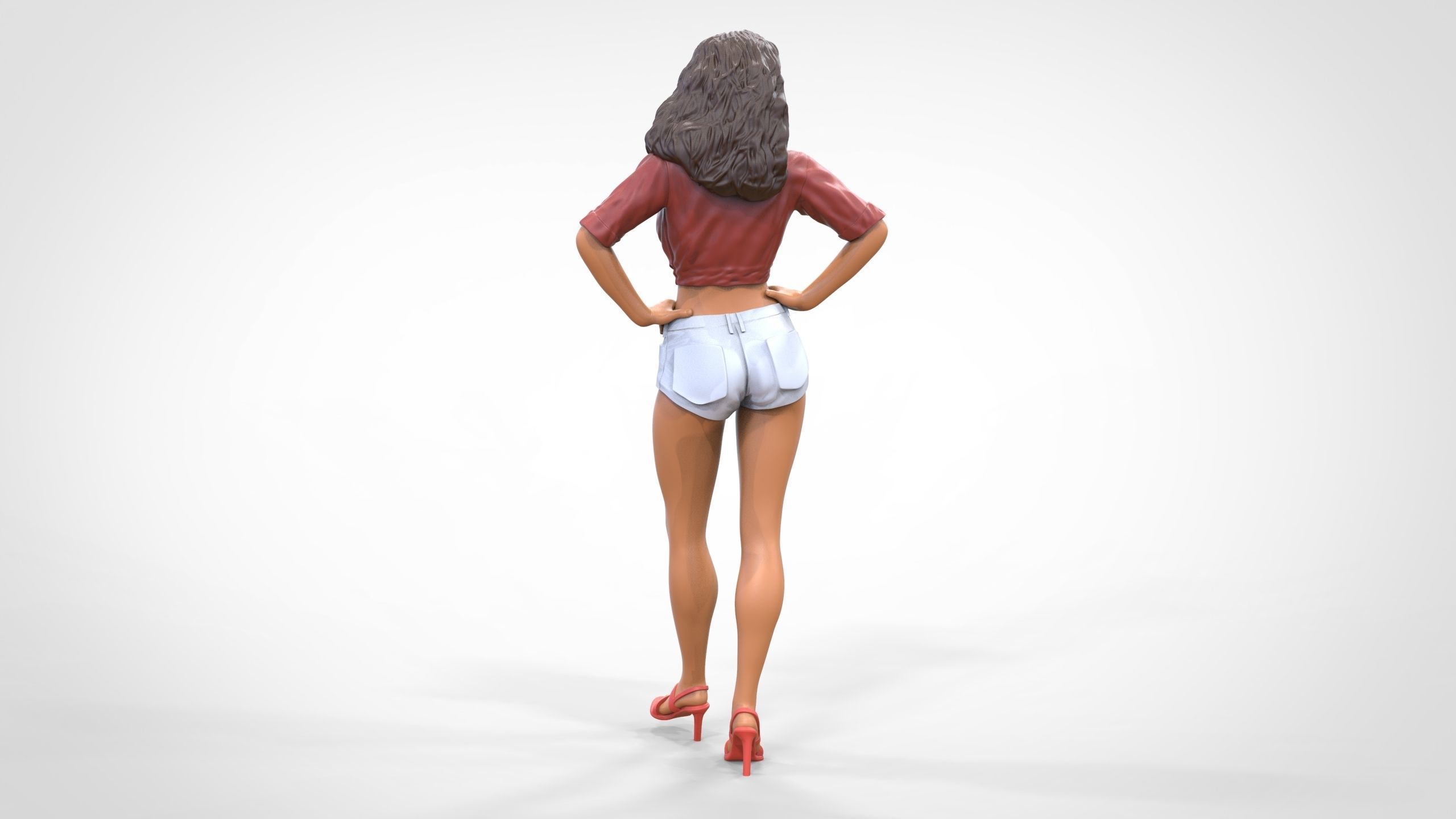 N3 Daisy Duke The dukes of Hazzard 3D print model_26