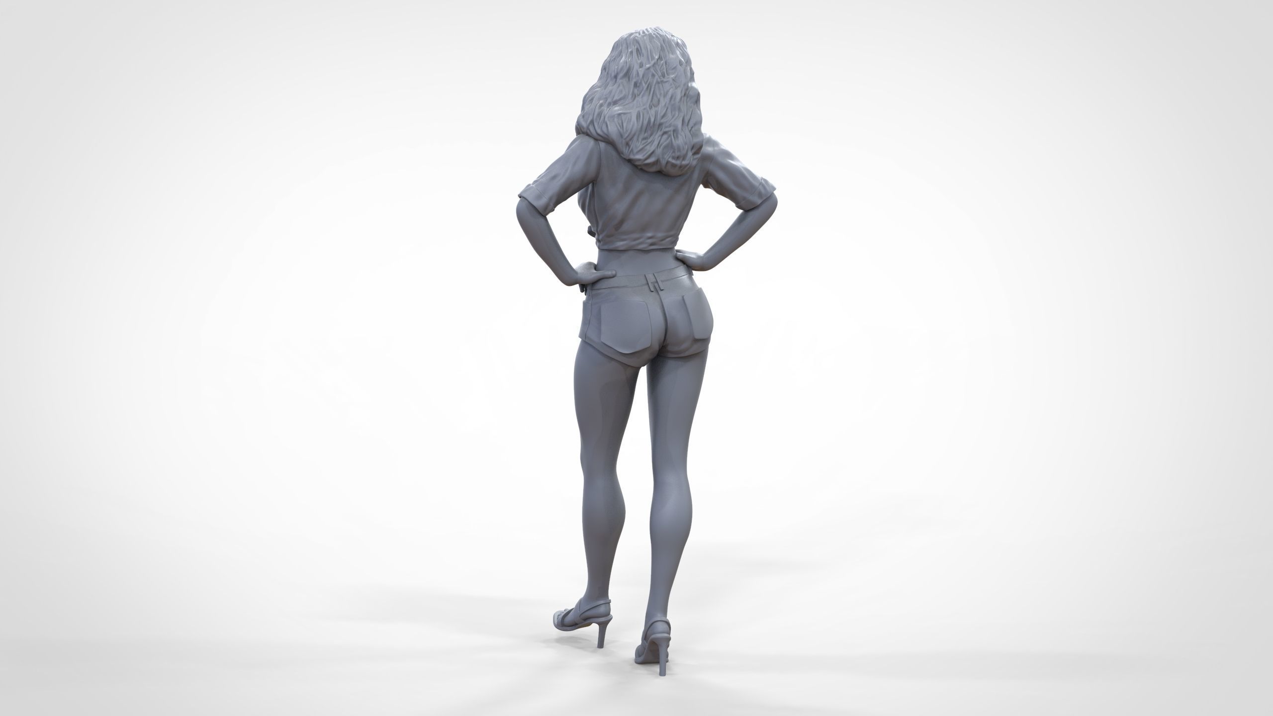 N3 Daisy Duke The dukes of Hazzard 3D print model_48