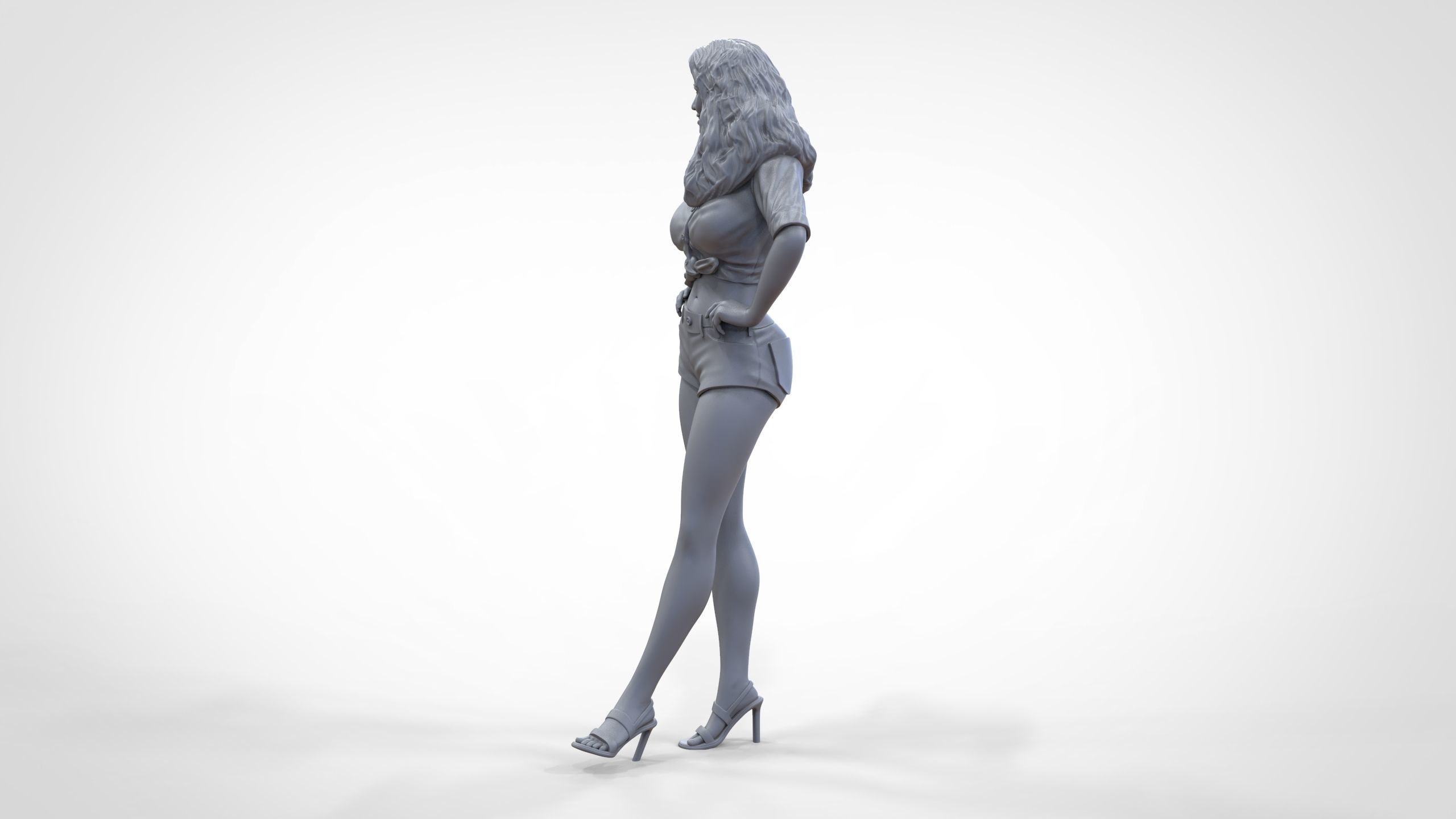 N3 Daisy Duke The dukes of Hazzard 3D print model_47