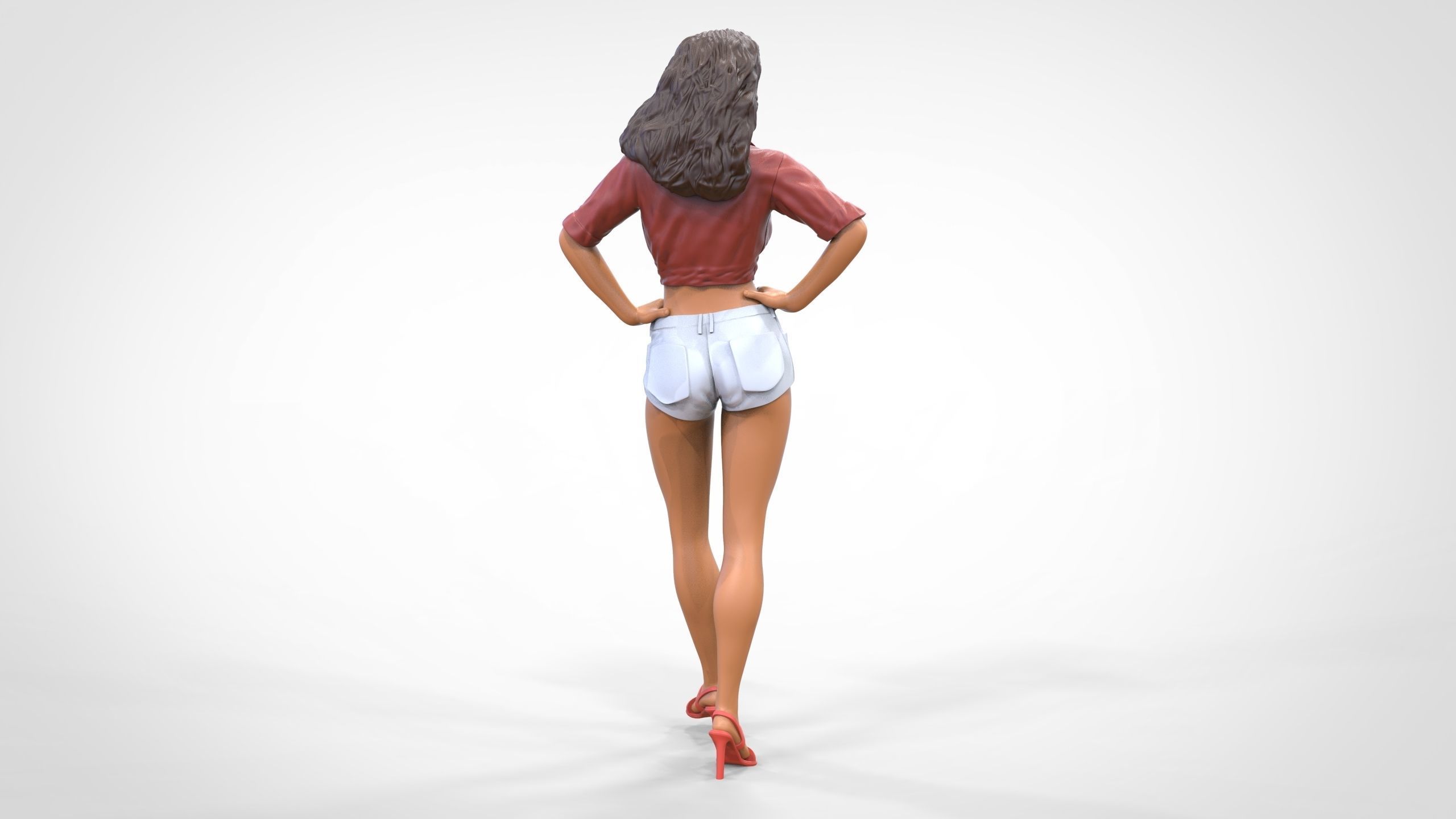 N3 Daisy Duke The dukes of Hazzard 3D print model_28