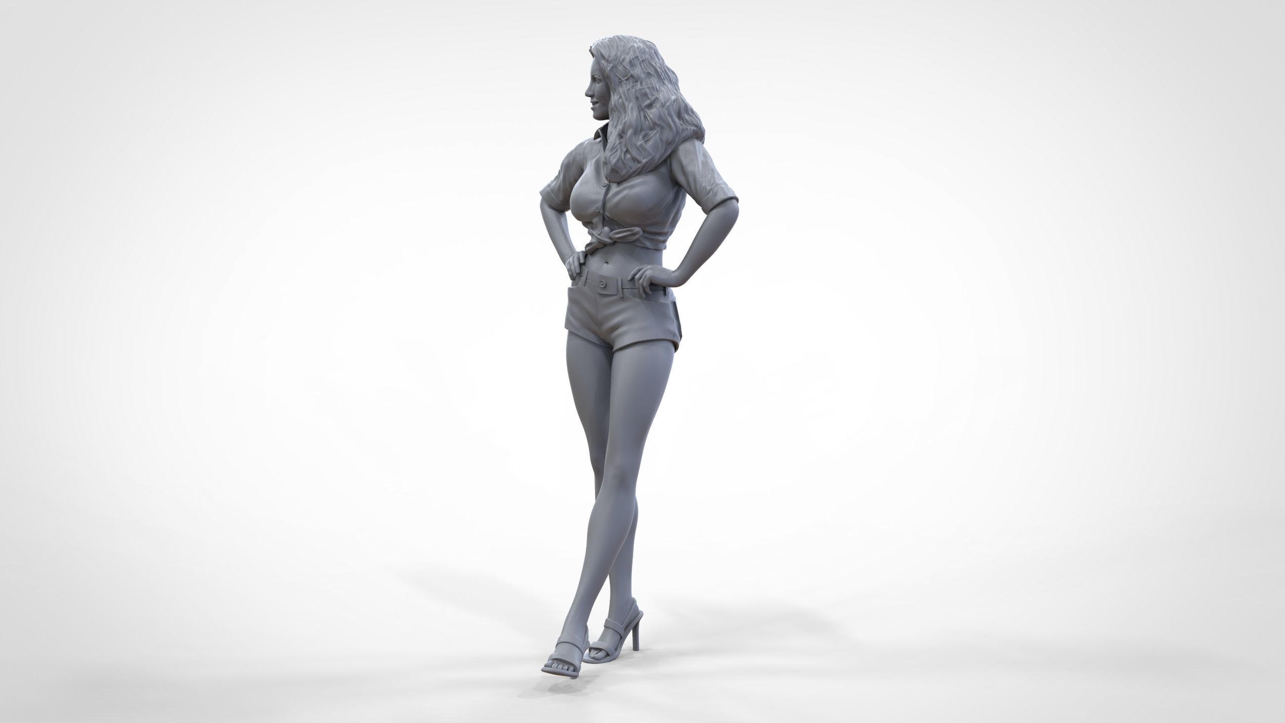 N3 Daisy Duke The dukes of Hazzard 3D print model_45