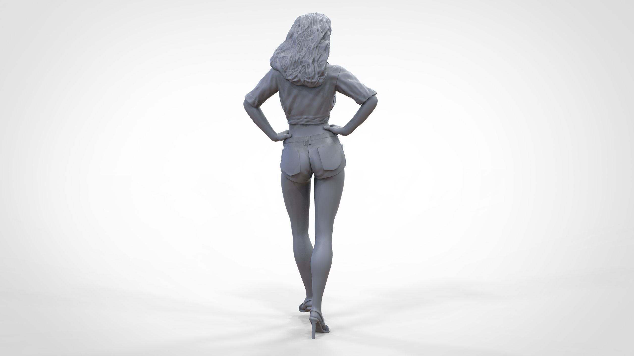 N3 Daisy Duke The dukes of Hazzard 3D print model_46