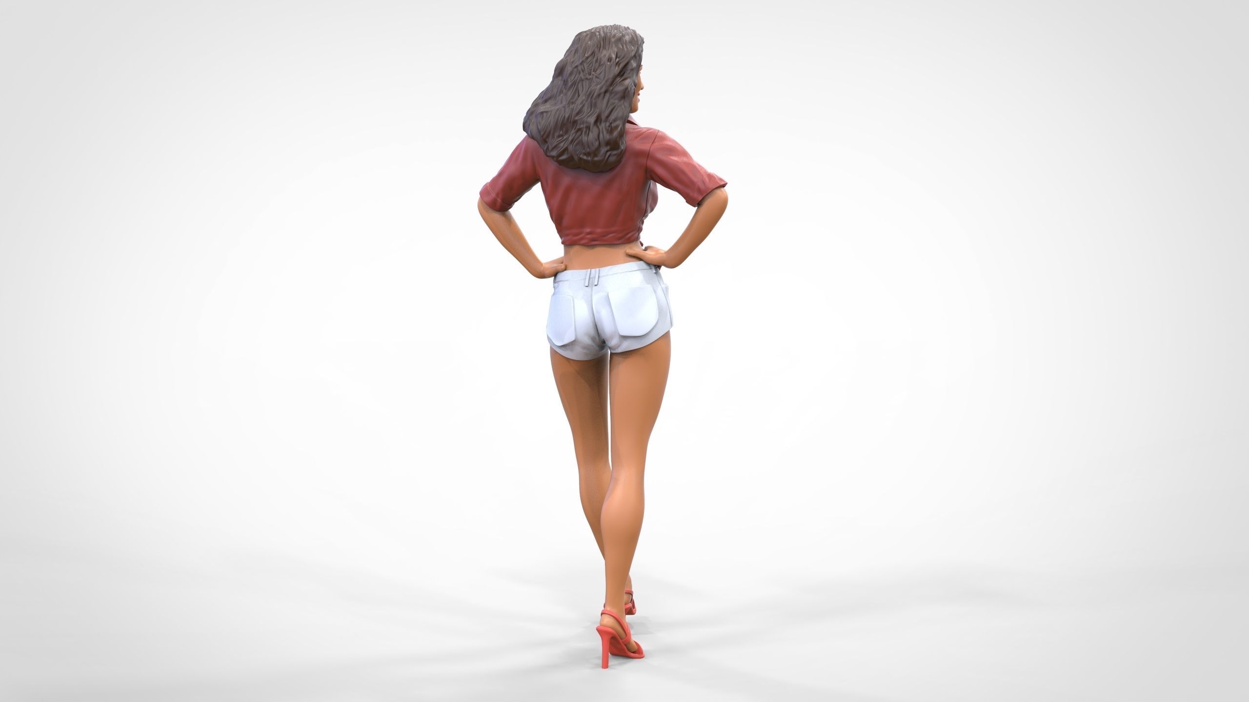 N3 Daisy Duke The dukes of Hazzard 3D print model_29
