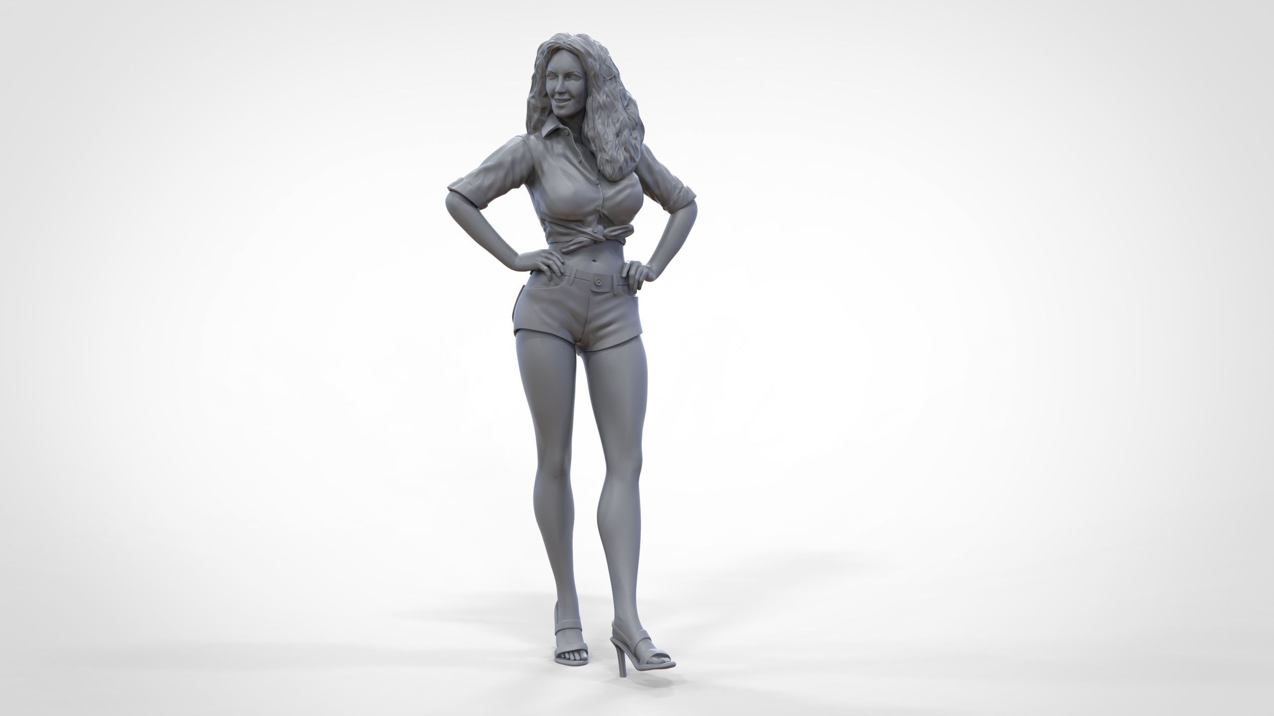 N3 Daisy Duke The dukes of Hazzard 3D print model_41