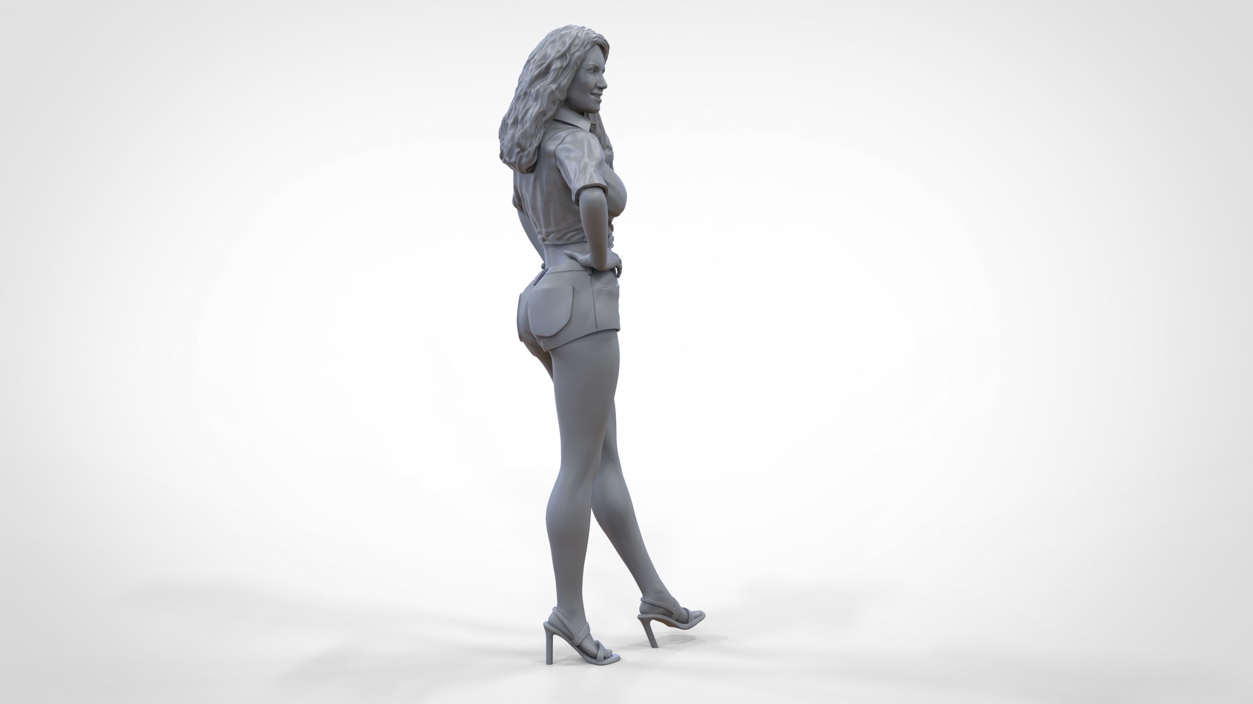 N3 Daisy Duke The dukes of Hazzard 3D print model_50