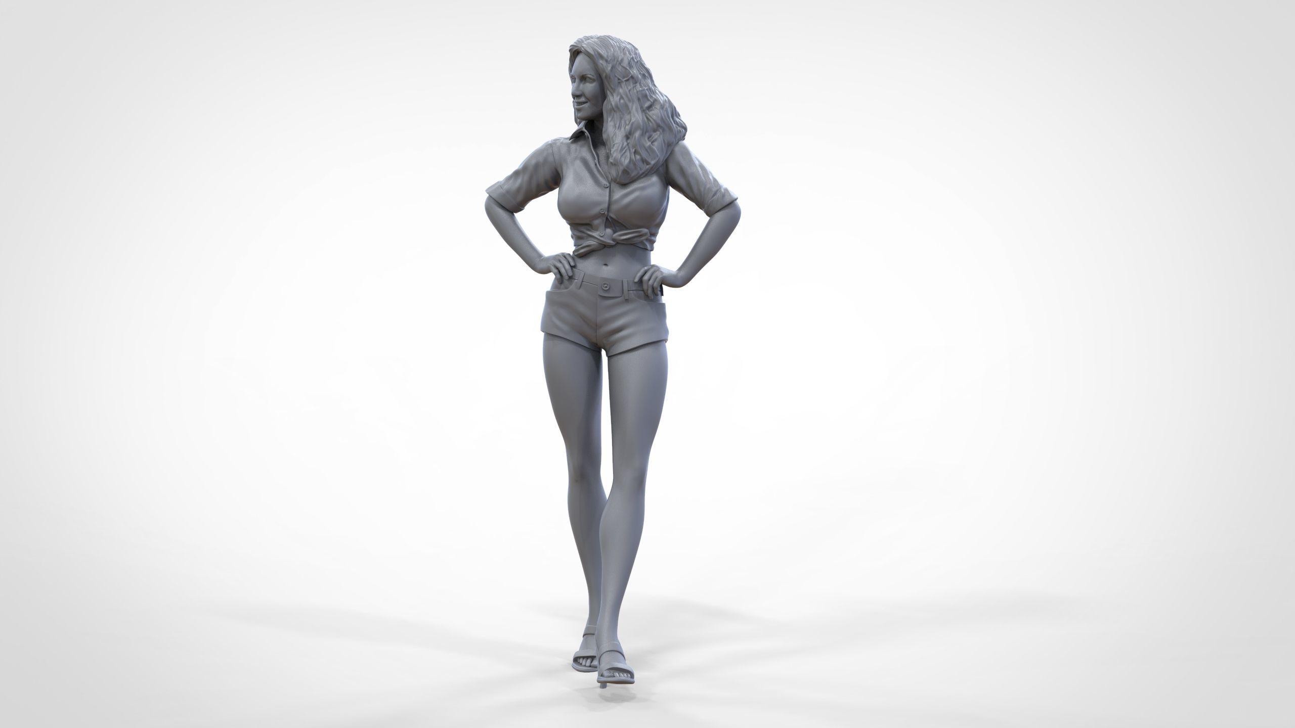 N3 Daisy Duke The dukes of Hazzard 3D print model_43