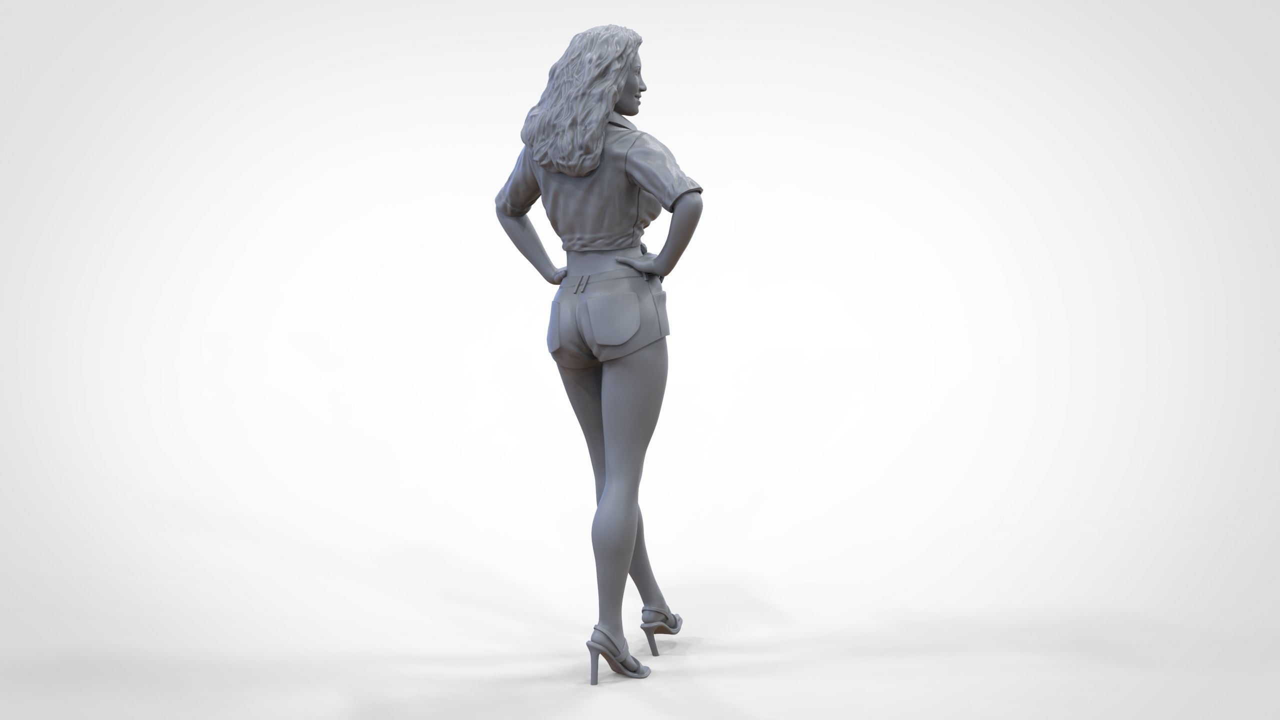 N3 Daisy Duke The dukes of Hazzard 3D print model_49