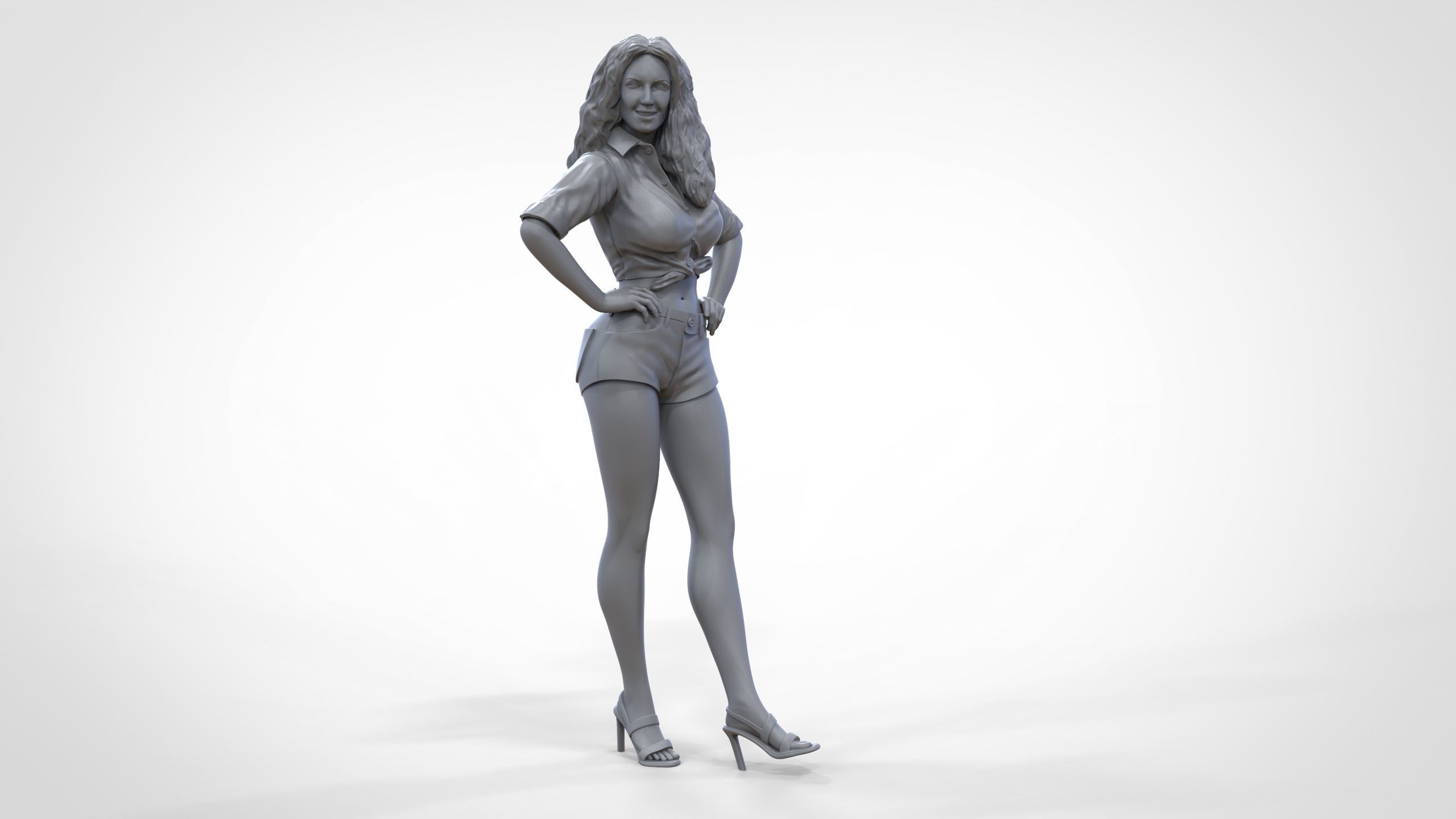 N3 Daisy Duke The dukes of Hazzard 3D print model_53