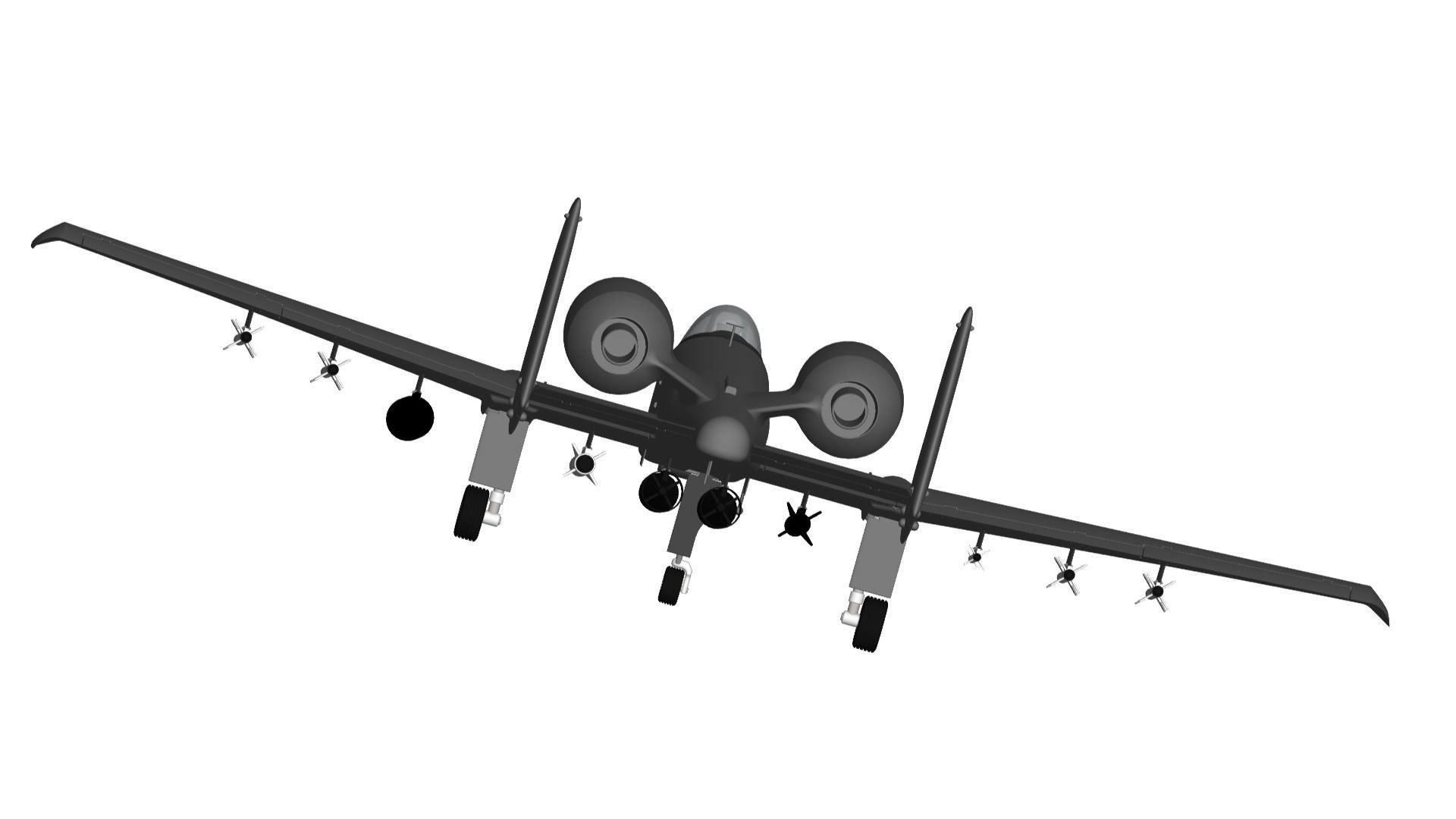 Fairchild Republic A-10 3D model_3