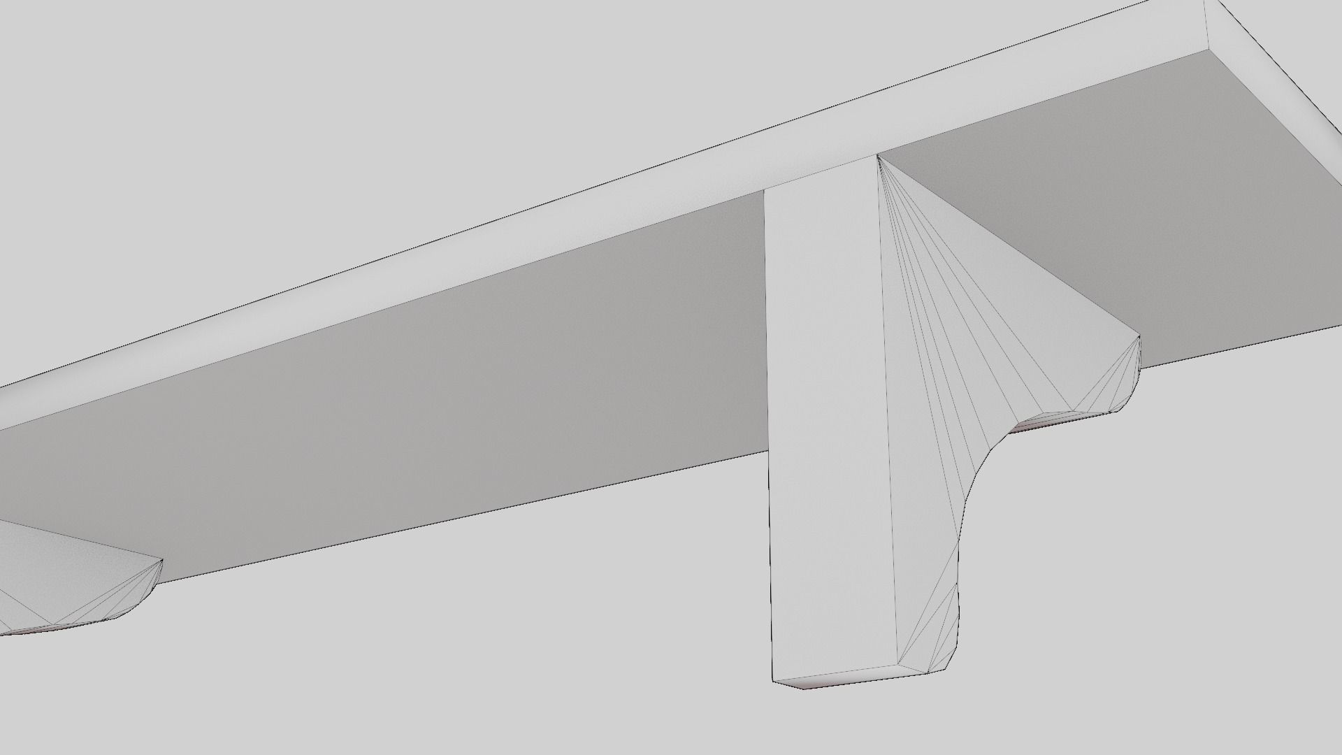 Old Shelf  - game ready Low-poly 3D model_14