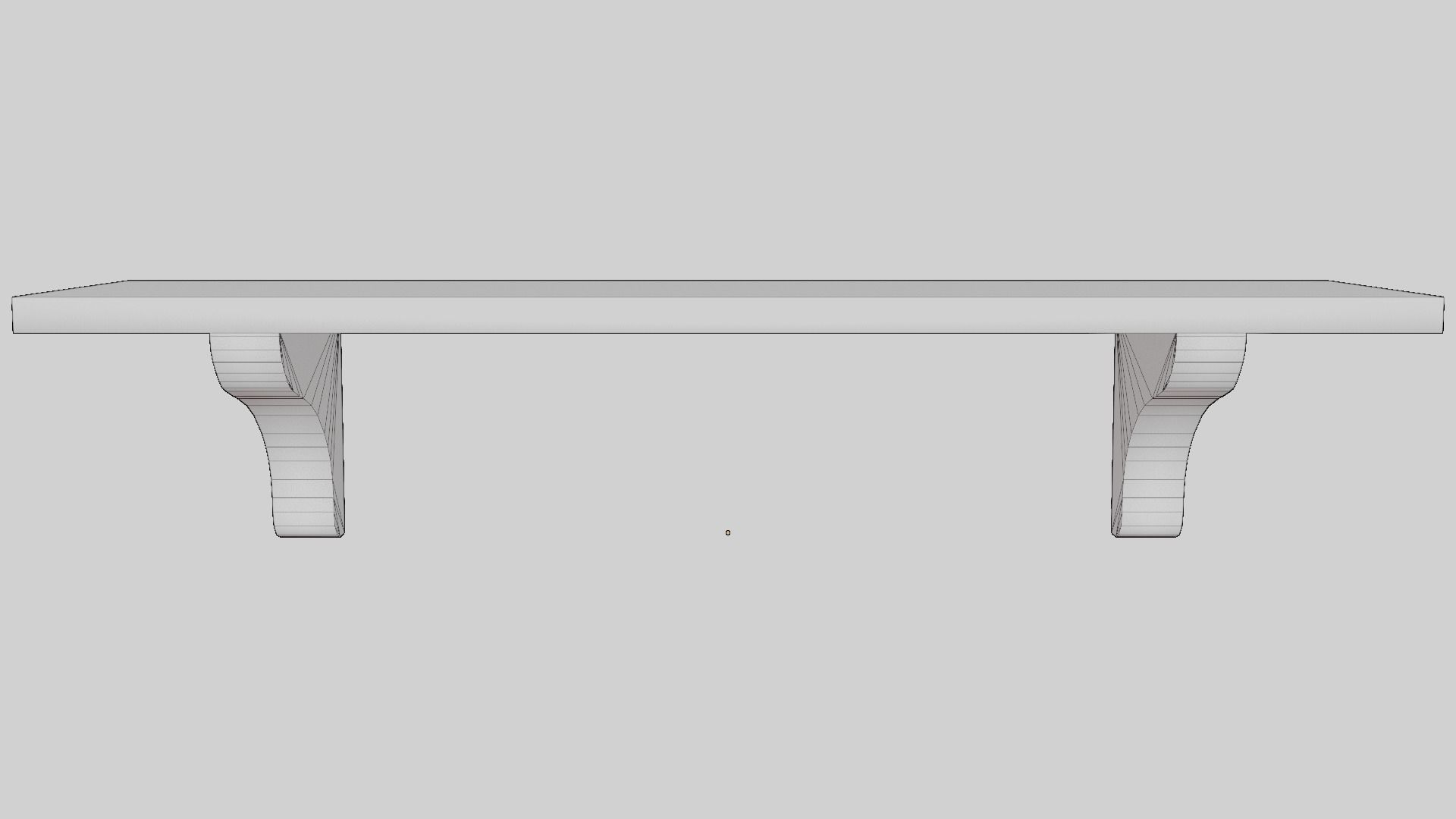 Old Shelf  - game ready Low-poly 3D model_11
