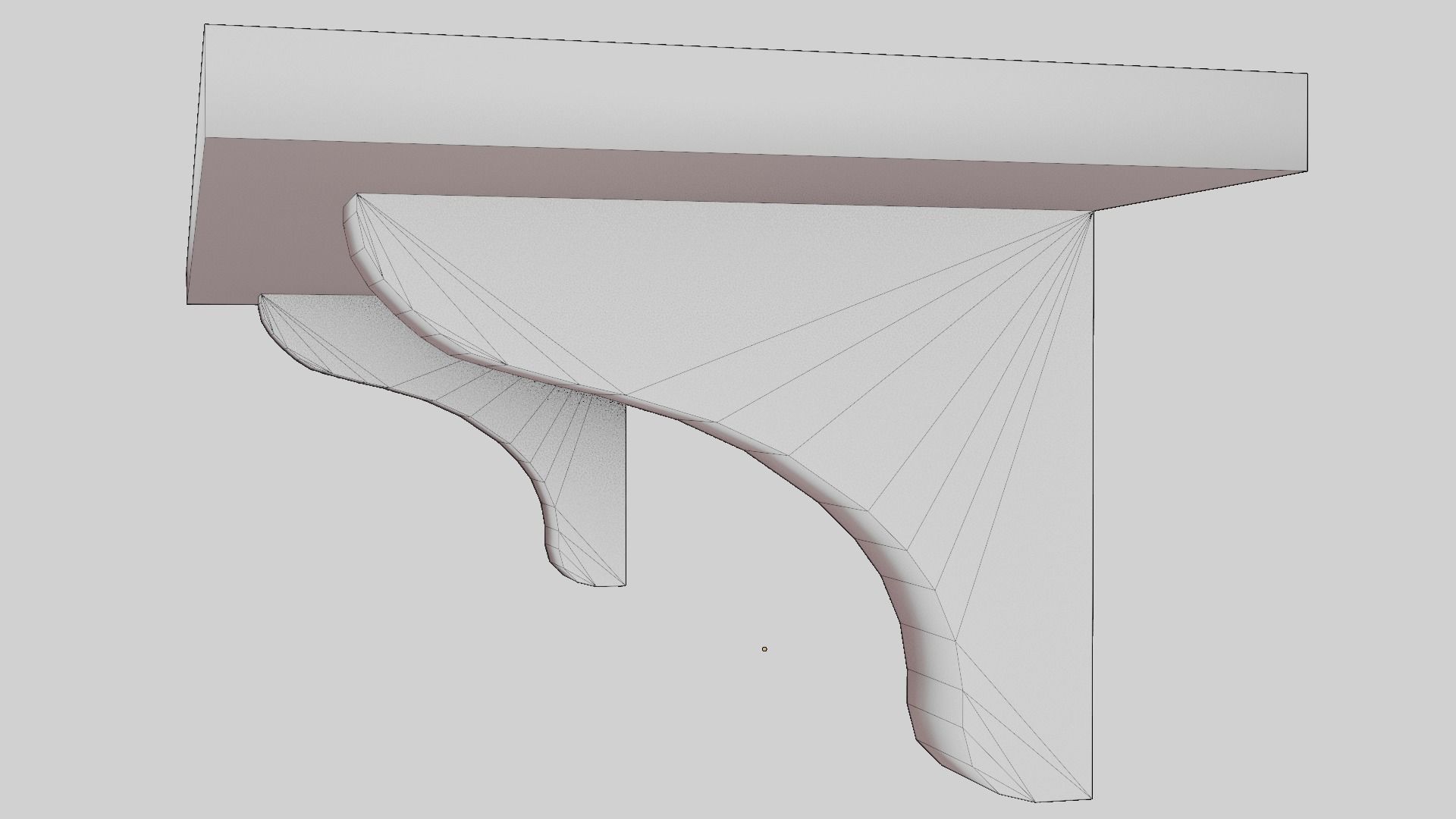 Old Shelf  - game ready Low-poly 3D model_13