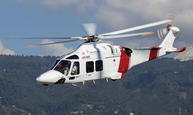Agusta Westland AW169 3D model