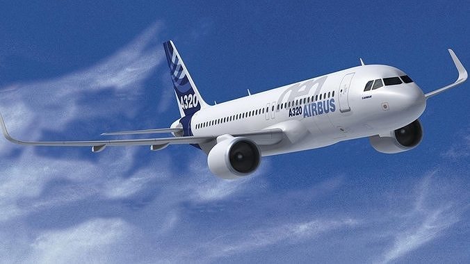 Airbus A320 3D model