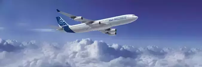 airbus a340-300 3D model
