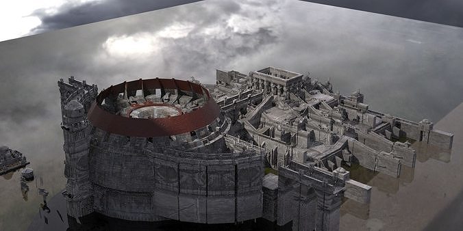 Horus Grand Arena versions Gods Pyramid 2 3D model