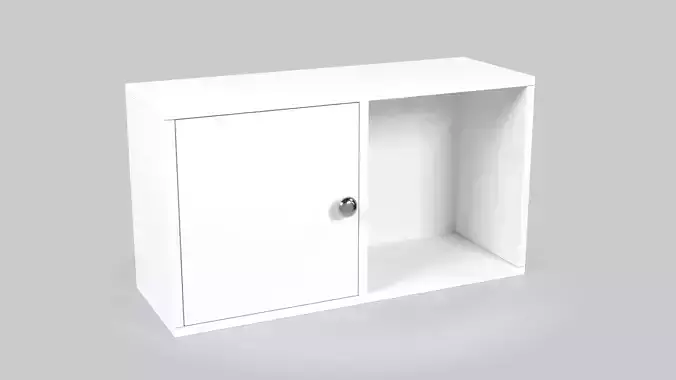 Wall Shelf with Door