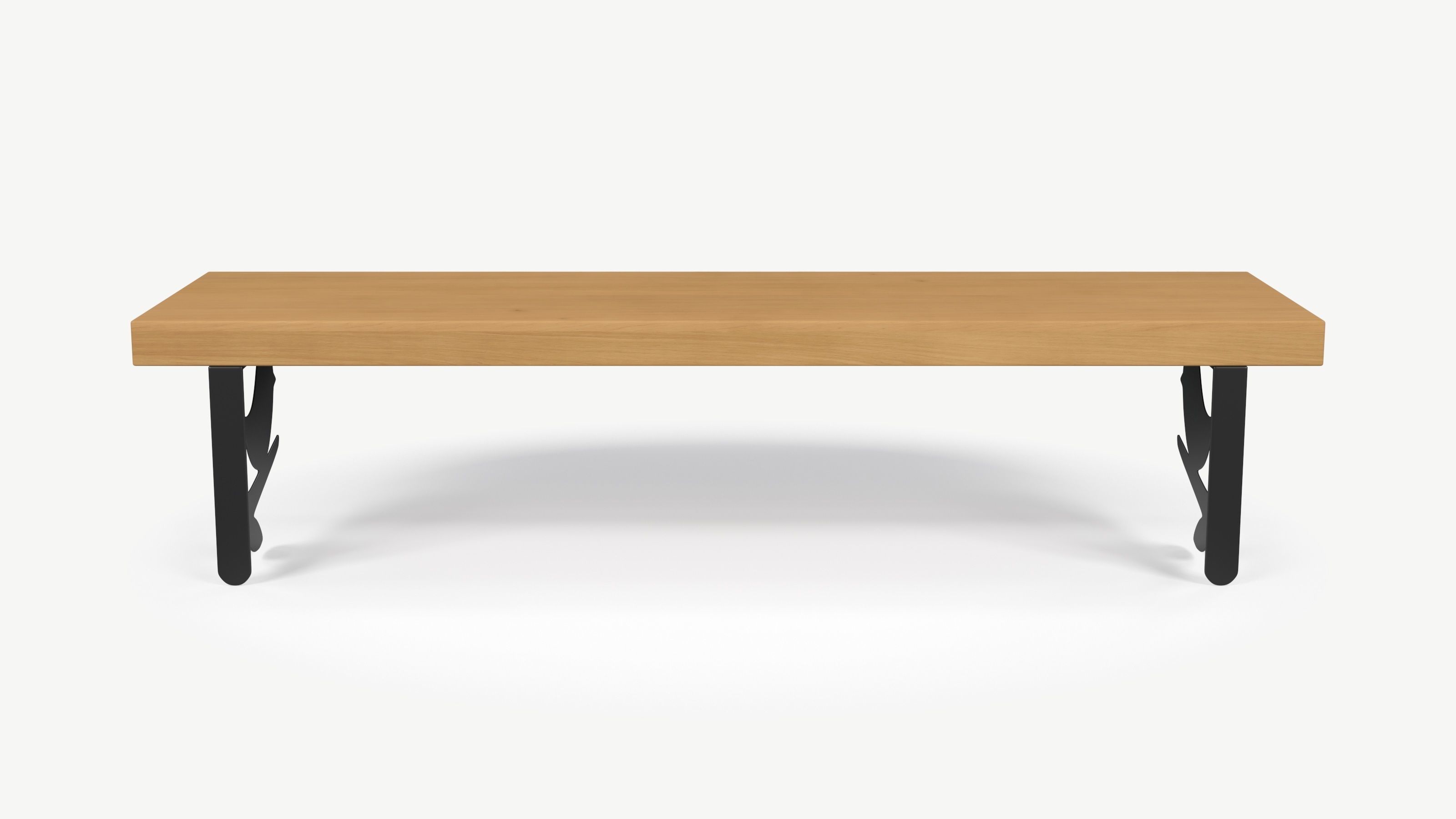 Wooden Wall Shelf with Bird Decoration 3D model_4