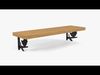 Wooden Wall Shelf with Bird Decoration 3D model_1
