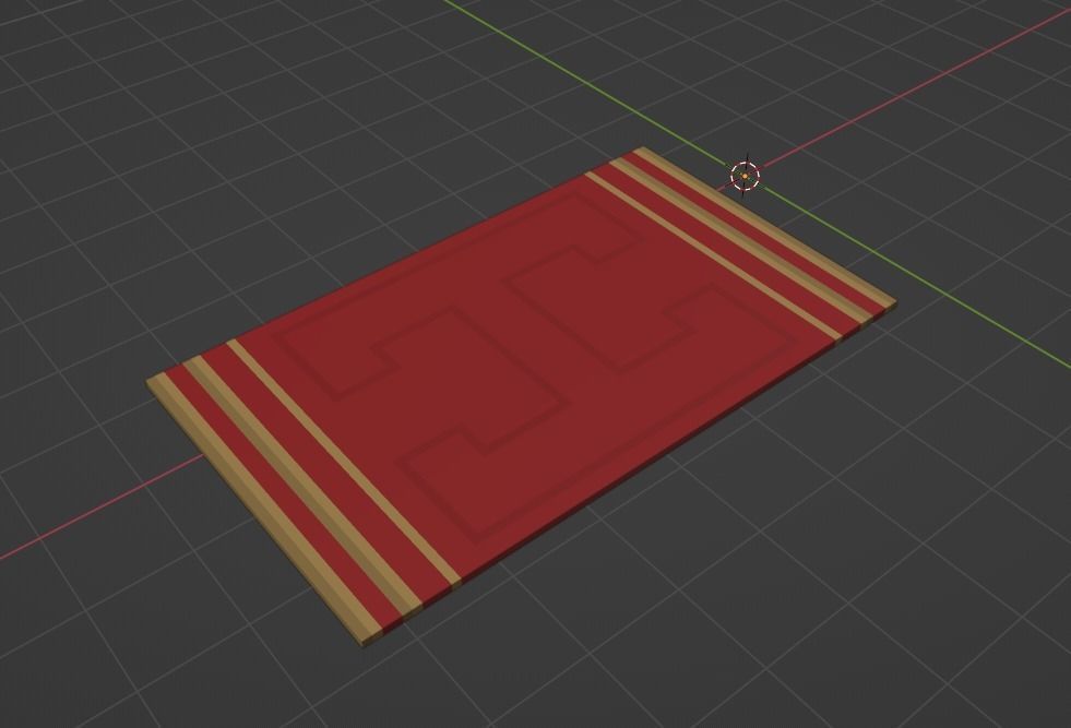 Modular egyptian stage voxel art 3D model_17